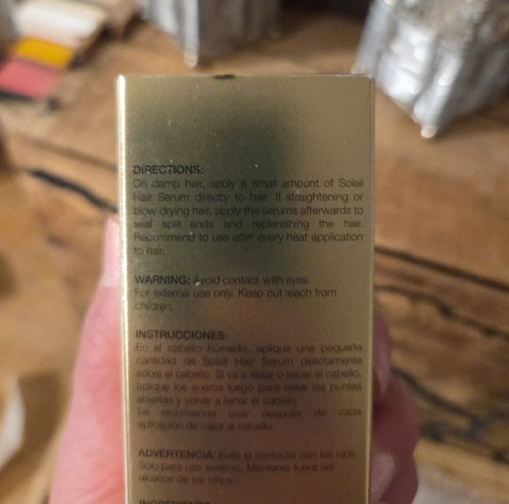 SOLEIL Moroccan Hair Serum - 60 ML NIB